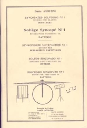 Solf�ge syncope vol.1 pour percussion