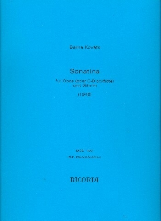Sonatina f�r Oboe (Blockfl�te in C) und Gitarre