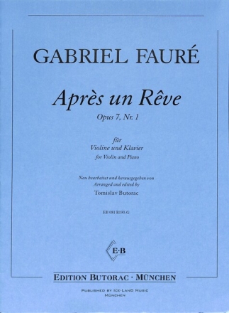 Apr�s un reve op.7,1 f�r Violine und Klavier