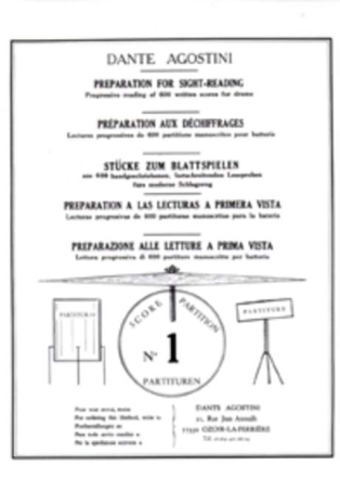 Preparation for Sight-Reading vol.1 progressive reading of 600 written scores for drums