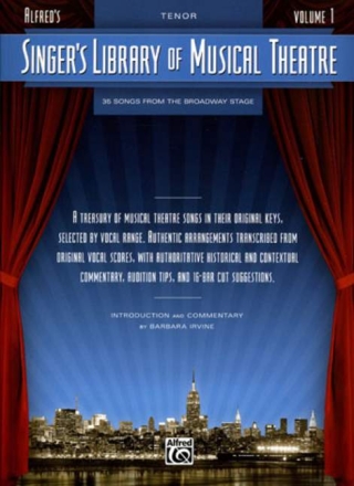 Singer's Library of Musical Theatre vol.1 for tenor and piano