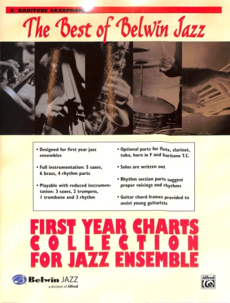 The Best of Belwin Jazz: for jazz ensemble bariton saxophone
