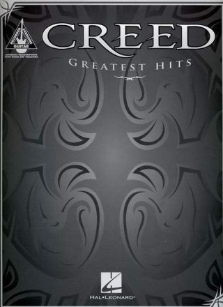 Creed: Greatest Hits songbook vocal/guitar/tab recorded versions