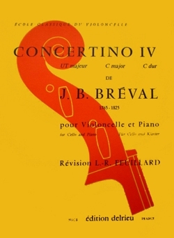 Concertino ut majeur no.4 pour violoncelle et piano