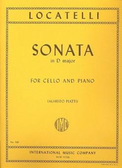 Sonata D major for violoncello and piano