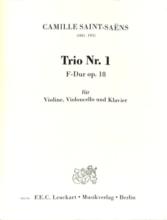 Trio F-Dur Nr.1 op.18 f�r Violine, Violoncello und Klavier Stimmen