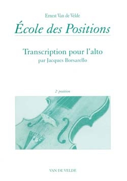 Ecole de positions transcription pour l'alto