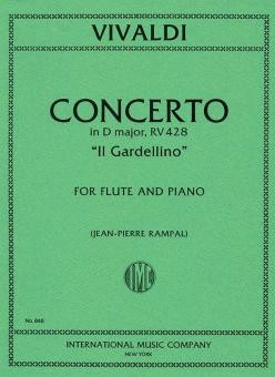 Concerto D major F.VI:14 for flute and piano