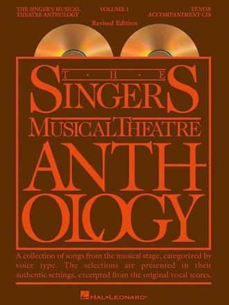 The Singer's Musical Theatre Anthology Vol.1 2 accompaniment CD's for tenor