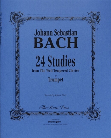 24 Studies from the well-tempered clavier for trumpet