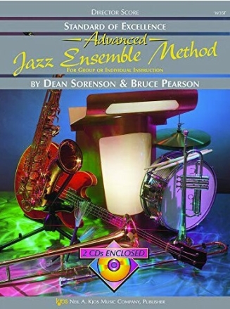 Advanced Jazz Ensemble Method (+2 CD's): Director score