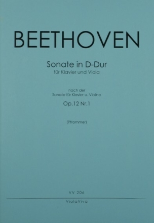 Sonate D-Dur op.12,1 f�r Violine und Klavier f�r Viola und Klavier