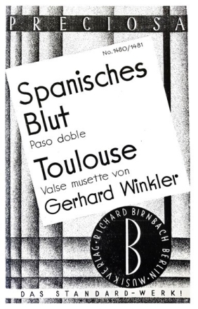 Spanisches Blut   und  Toulouse: f�r Salonorchester