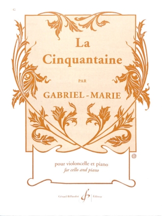 La Cinquantaine pour violoncelle et piano