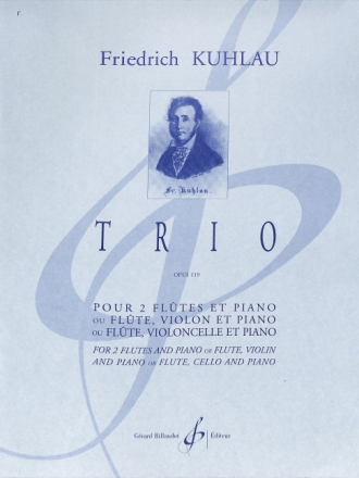 Trio sol majeur op.119,1 pour fl�te, violon (fl�te, violoncelle) et piano parties