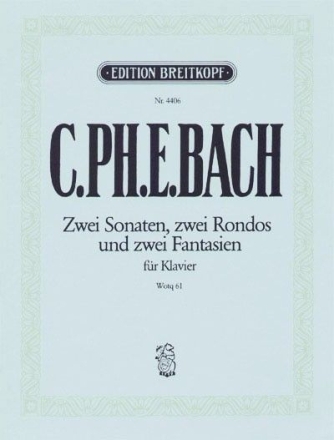 2 Sonaten, 2 Rondos und 2 Fantasien WQ61 f�r Klavier