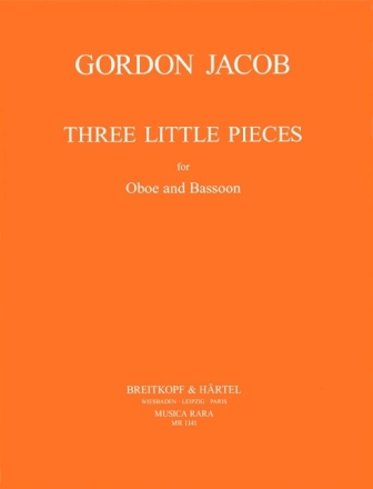 3 small Pieces for oboe and bassoon score