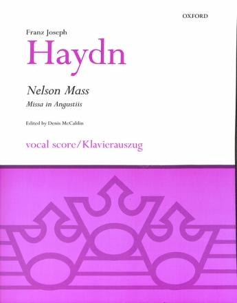 Missa in angustiis for mixed chorus and orchestra vocal score