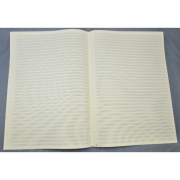 Notenpapier DIN A3 hoch 36 Systeme (5 B�gen)