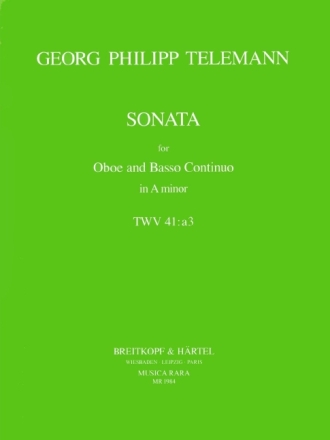 Sonate a-Moll TWV:a3 f�r Oboe und Bc