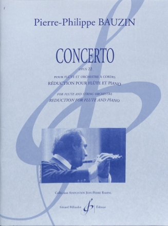 Concerto op.22 pour fl�te et orchestre � cordes pour fl�te et piano