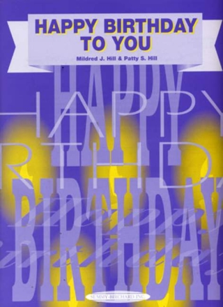 Happy Birthday to you for piano/vocal/guitar