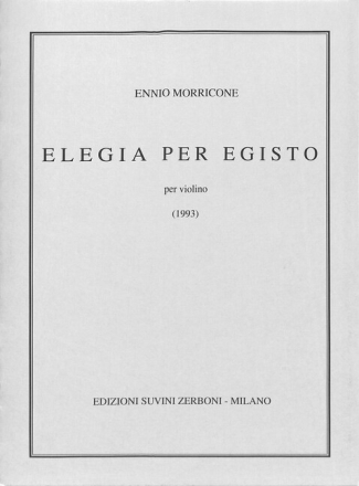 Elegia per Egisto per violino