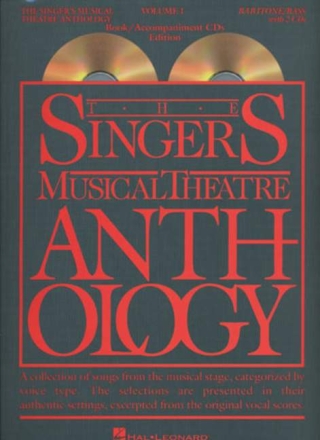 The Singers Musical Theatre Anthology vol.1 (+2 CD's) for baritone/bass and piano