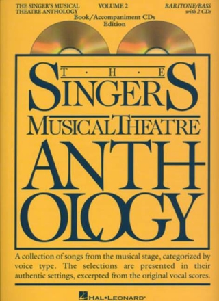 The Singers Musical Theatre Anthology vol.2 (+2 CD's) for baritone/ bass and piano