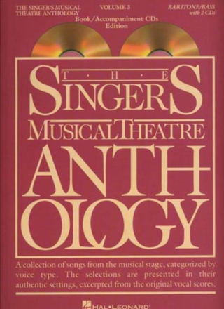 The Singers Musical Theatre Anthology vol.3 (+2Cds) for baritone/ bass and piano