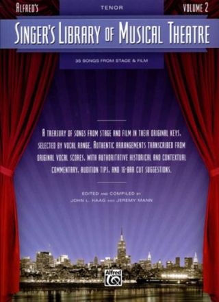 Singer's Library of Musical Theatre vol.2 for tenor and piano