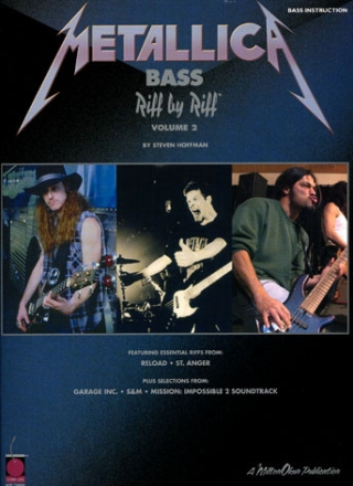 Metallica vol.2: Riff by Riff for bass/tab