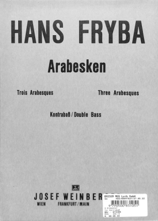 3 Arabesken f�r Kontraba�