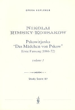 Das M�dchen von Pskow Studienpartitur in 2 B�nden