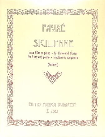 Sicilienne op.78 f�r Fl�te und Klavier