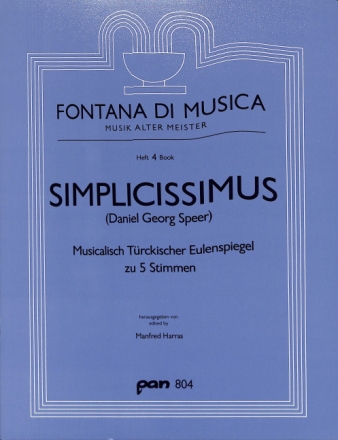 Musicalisch-t�rckischer Eulenspiegel zu 5 Stimmen Partitur