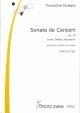 Sonate de Concert  f�r Violine