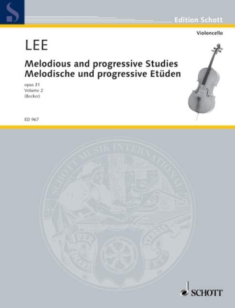 Melodische und progressive Et�den op.31 Band 2 f�r Violoncello
