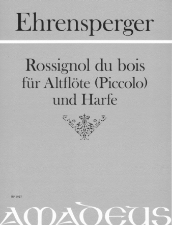 Rossignol du bois f�r Altfl�te (Piccolo) und Harfe