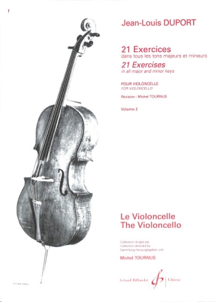 21 exercices dans tous les majeurs et mineurs vol.2 pour violoncelle