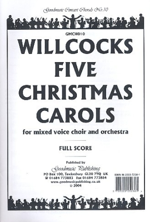 5 Christmas Carols for mixed chorus AND ORCHESTRA score