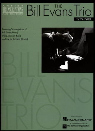 The Bill Evans Trio 1979-1980 for piano, bass and drums songbook