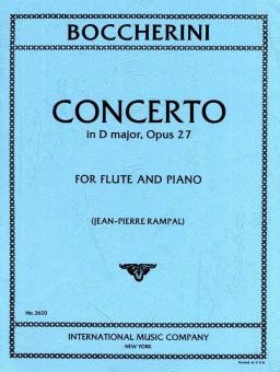 Concerto d major op.27 for flute and piano