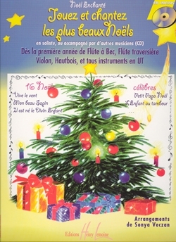Noel enchant� vol.1 (+CD) pour flute � bec, flute traversi�re, violon, hautbois, tous instruments en ut