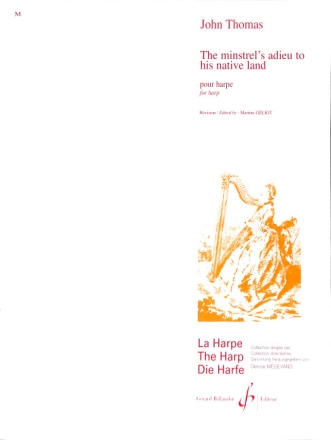 The Minstrel's adieu to his native land pour harpe