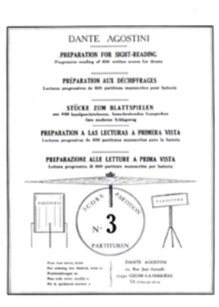 Preparation for Sight-Reading vol.3 dechiffrages pour batterie Notenlesung