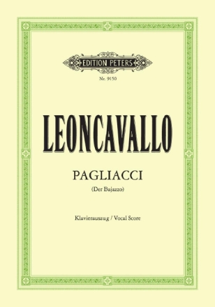 Pagliacci  Klavierauszug (dt/it)