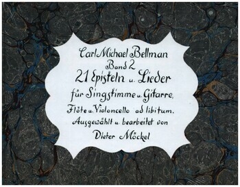 21 Episteln und Lieder f�r Gesang und Gitarre (Fl�te, Violoncello ad lib) Partitur