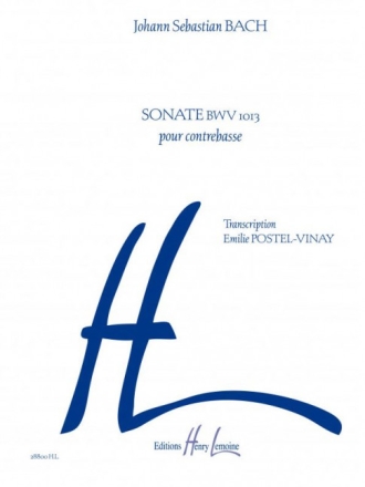 Sonate BWV1013 pour contrebasse