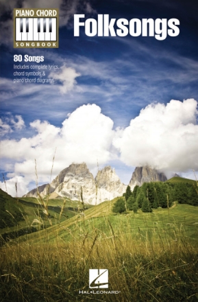 Piano Chord Songbook - Folksongs: lyrics/chord symbols/piano chord diagrams